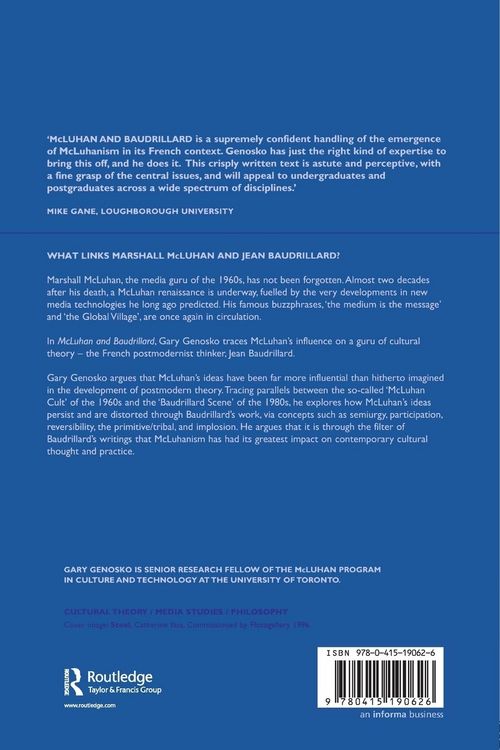 Produktbild: McLuhan and Baudrillard