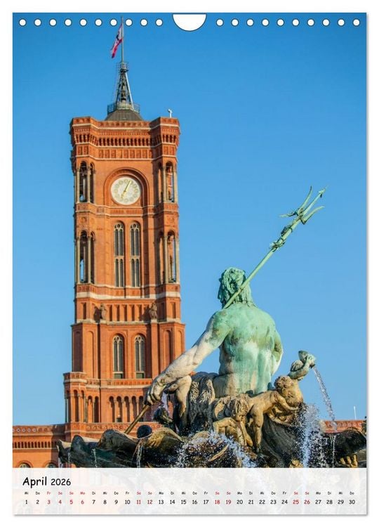 Produktbild: Berlin - Mitten drin! (Wandkalender 2026 DIN A4 hoch), CALVENDO Monatskalender