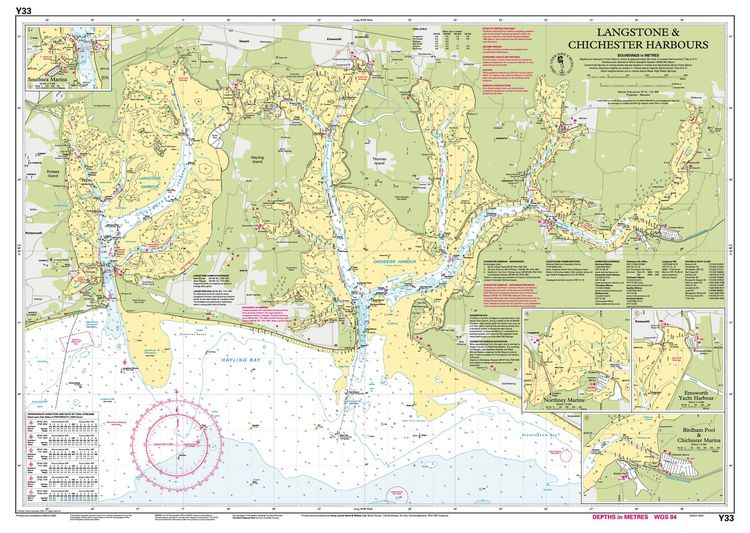 Produktbild: Y33 Langstone and Chichester Harbours