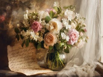 Produktbild: CALVENDO Puzzle Sommerbl&uuml;ten und Silberglanz, ist ein Hauch von Ewigkeit | 1000 Teile Lege-Gr&ouml;&szlig;e 64x48cm Foto-Puzzle f&uuml;r gl&uuml;ckliche Stunden