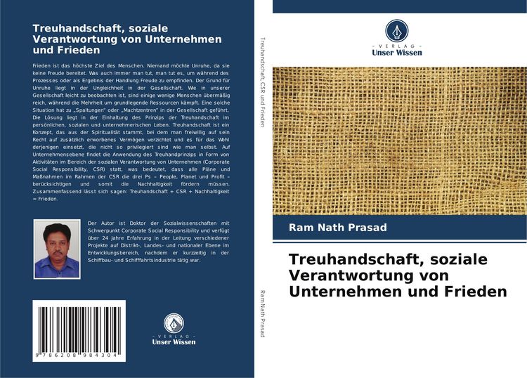 Produktbild: Treuhandschaft, soziale Verantwortung von Unternehmen und Frieden