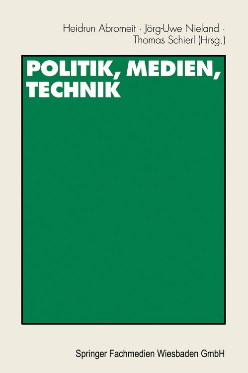 Produktbild: Politik, Medien, Technik