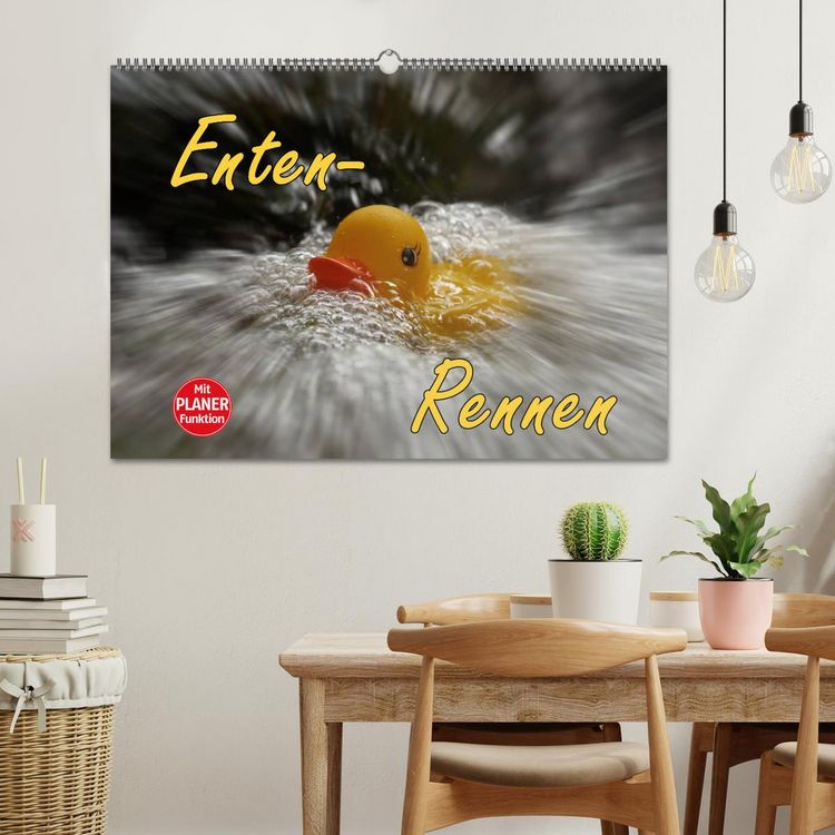 Produktbild: Enten-Rennen (Wandkalender 2026 DIN A2 quer), CALVENDO Monatskalender
