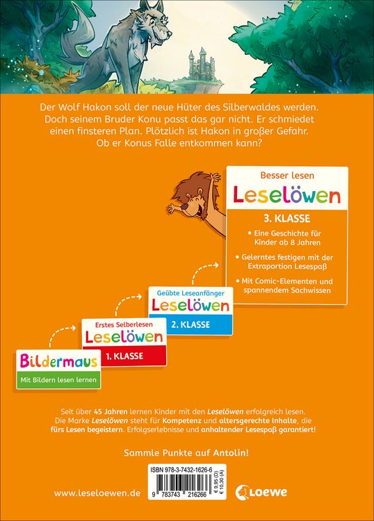 Produktbild: Lesel&ouml;wen 3. Klasse - Das Duell der W&ouml;lfe