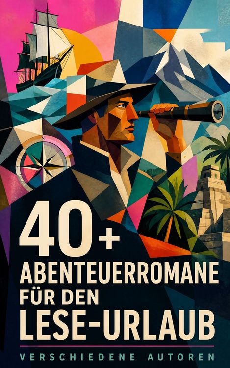 Produktbild: 40+ Abenteuerromane f&uuml;r den Lese-Urlaub
