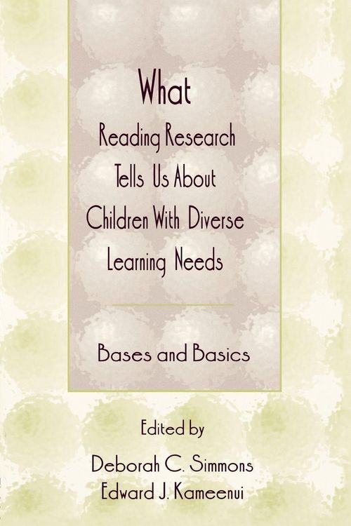 Produktbild: What Reading Research Tells Us About Children With Diverse Learning Needs