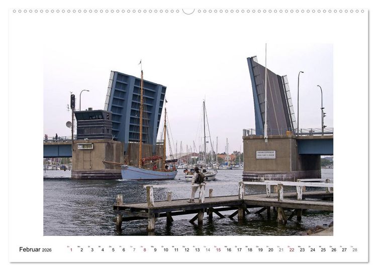Produktbild: D&auml;nemark - Flensborg Fjord und Inselwelt (hochwertiger Premium Wandkalender 2026 DIN A2 quer), Kunstdruck in Hochglanz