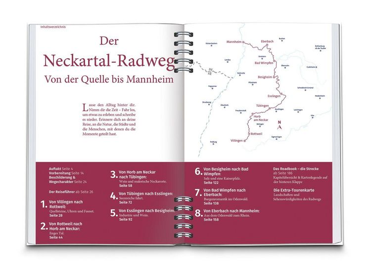 Produktbild: KOMPASS Radreisef&uuml;hrer Neckartal-Radweg