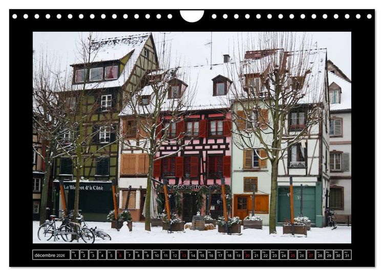 Produktbild: Strasbourg La Petite France (Calendrier mural 2026 DIN A4 vertical), CALVENDO calendrier mensuel