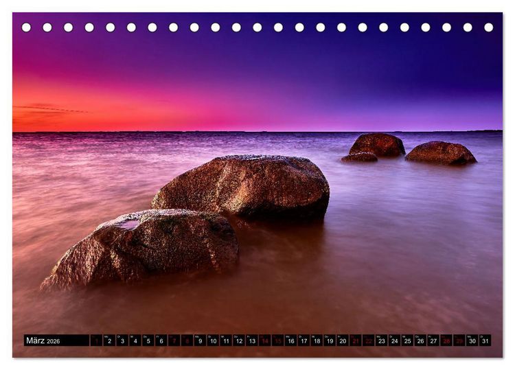 Produktbild: Ostseesteine (Tischkalender 2026 DIN A5 quer), CALVENDO Monatskalender