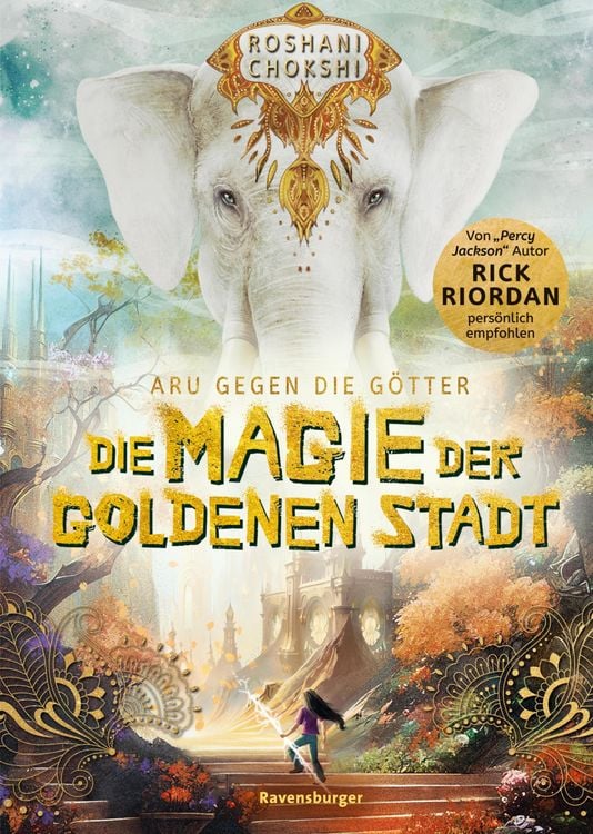 Produktbild: Aru gegen die G&ouml;tter, Band 4: Die Magie der goldenen Stadt (Rick Riordan Presents)