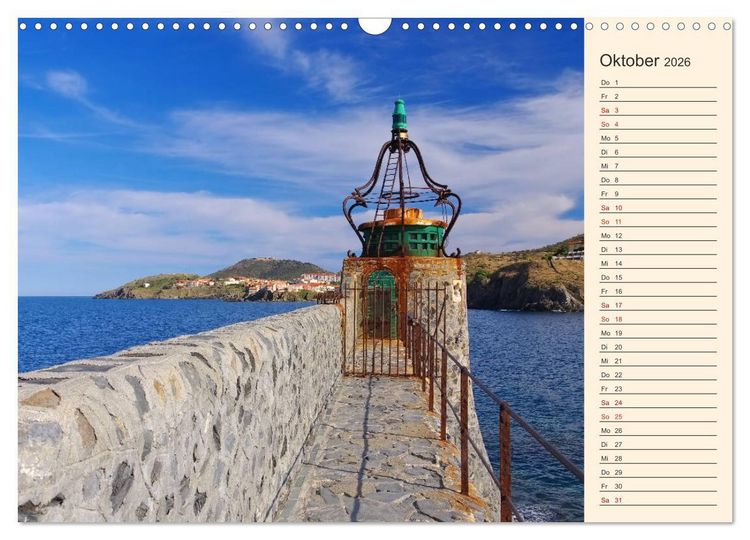 Produktbild: Collioure - Perle der Cote Vermeille (Wandkalender 2026 DIN A3 quer), CALVENDO Monatskalender