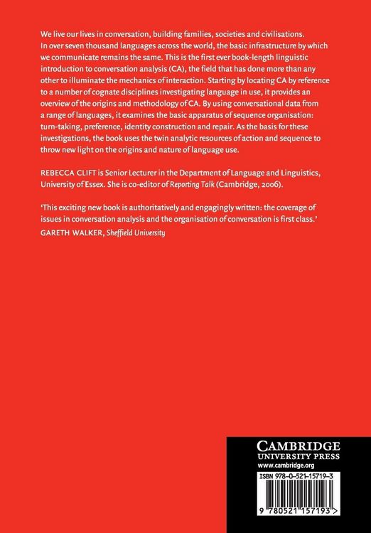 Produktbild: Conversation Analysis