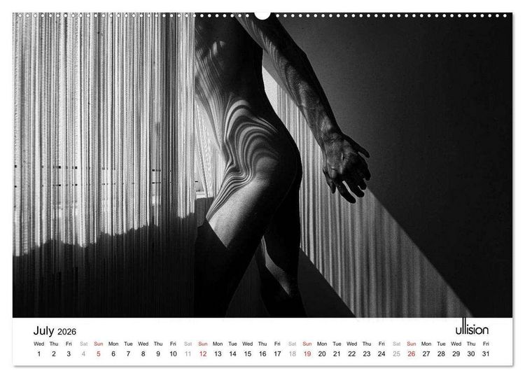 Produktbild: Male Nude Art (High Quality Premium Wall Calendar 2026 DIN A2 landscape),CALVENDO 12 Month Wall Calendar