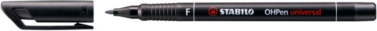 Produktbild: STABILO Folienstift OHPen F 0,7mm permanent schwarz
