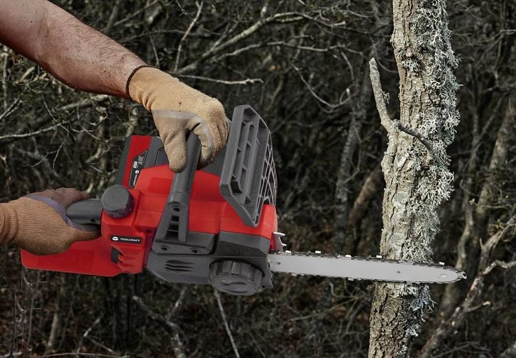 Produktbild: TOOLCRAFT ASK-200 / TAWB-200 Akku Kettens&auml;ge ohne Akku Schwertl&auml;nge 254mm