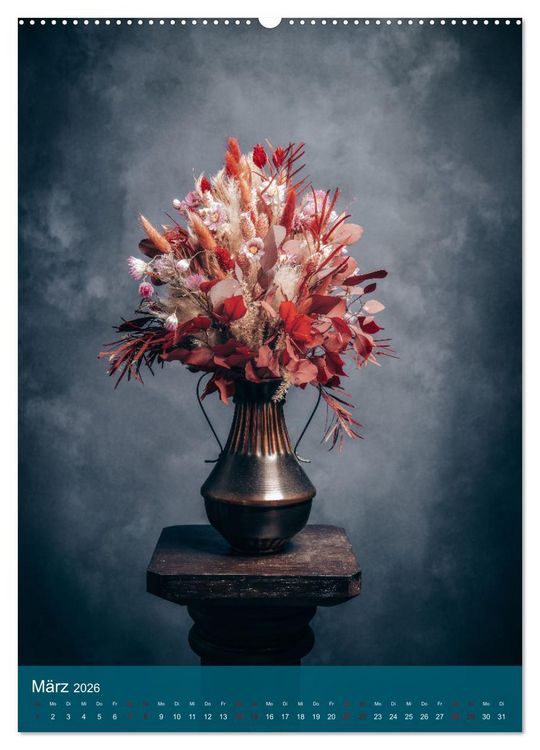 Produktbild: Trockenblumen Bouquet (Wandkalender 2026 DIN A2 hoch), CALVENDO Monatskalender