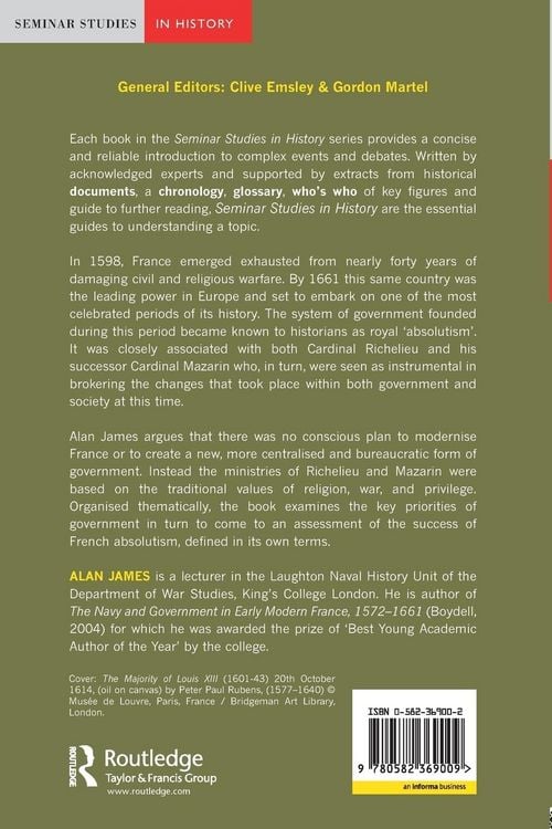 Produktbild: The Origins of French Absolutism, 1598-1661