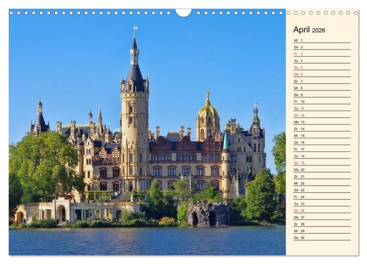 Produktbild: Unterwegs in Deutschland (Wandkalender 2026 DIN A3 quer), CALVENDO Monatskalender