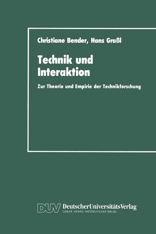 Produktbild: Technik und Interaktion