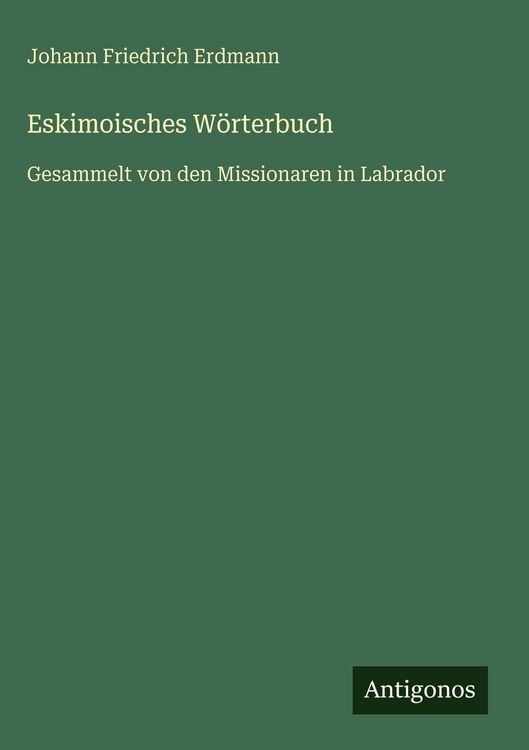 Produktbild: Eskimoisches W&ouml;rterbuch