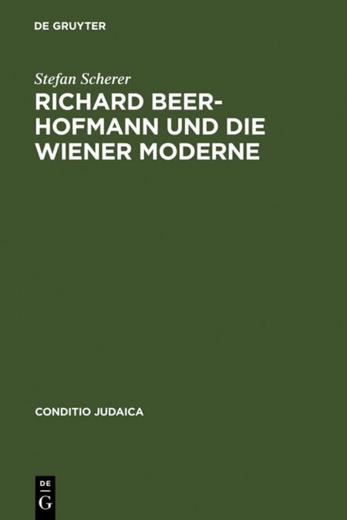 Produktbild: Richard Beer-Hofmann und die Wiener Moderne