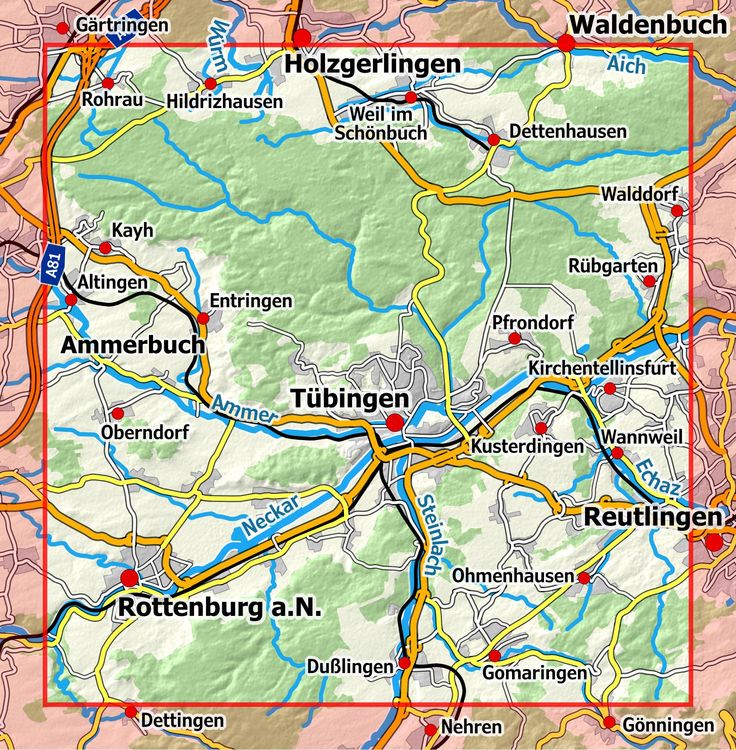 Produktbild: Naturpark Sch&ouml;nbuch - T&uuml;bingen