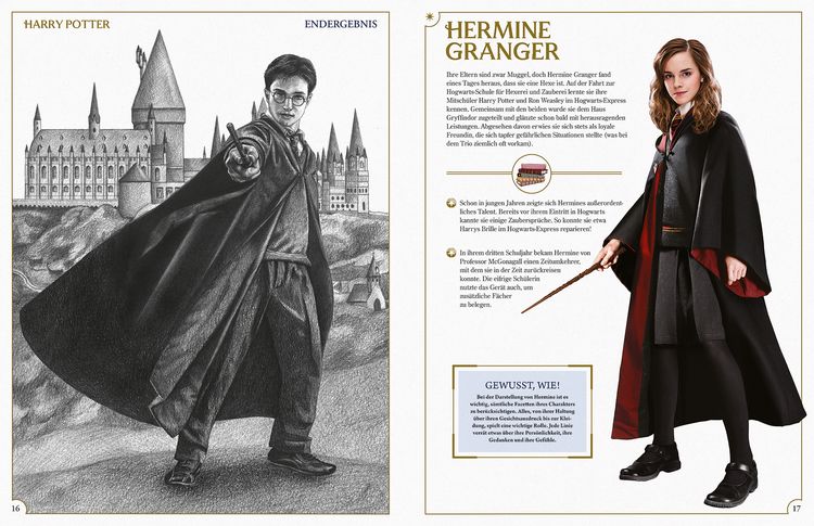 Produktbild: Aus den Filmen zu Harry Potter: Zeichenschule - Zeichne die Zauberwelt Schritt f&uuml;r Schritt