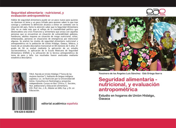 Produktbild: Seguridad alimentaria - nutricional, y evaluaci&oacute;n antropom&eacute;trica