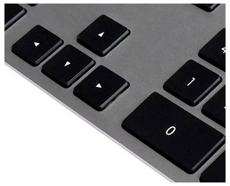 Produktbild: Matias FK418DCB-DE Wireless USB-C&reg; Aluminum Keyboard for Mac Kabellos Tastatur Deutsch, QWERTZ, Mac Space Grau