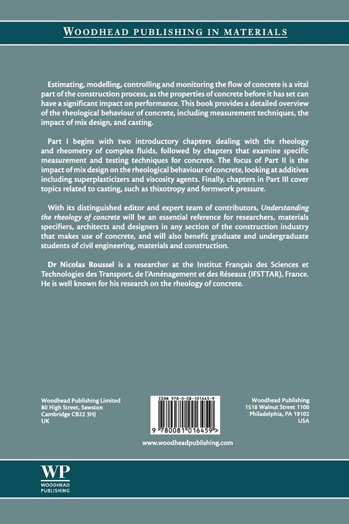 Produktbild: Understanding the Rheology of Concrete