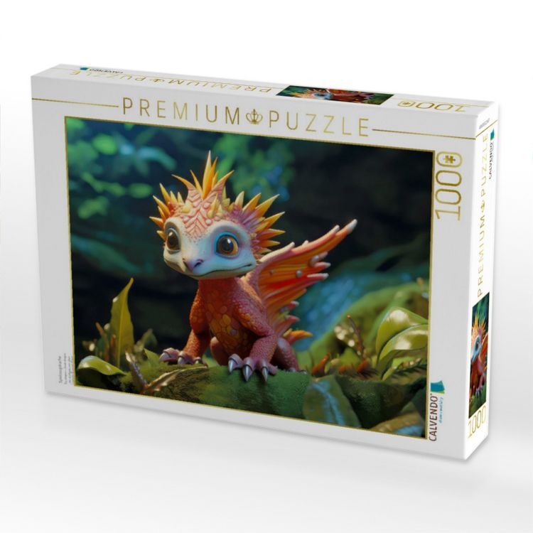Produktbild: CALVENDO Puzzle Spielzeugdrache | 1000 Teile Lege-Gr&ouml;&szlig;e 64x48cm Foto-Puzzle f&uuml;r gl&uuml;ckliche Stunden