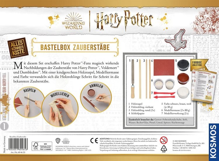 Produktbild: Harry Potter Bastelbox Zauberst&auml;be
