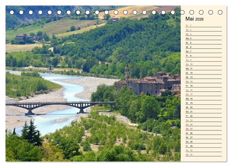 Produktbild: Emilia-Romagna (Tischkalender 2026 DIN A5 quer), CALVENDO Monatskalender