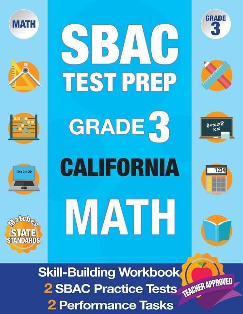 Produktbild: Sbac Test Prep Grade 3 California Math