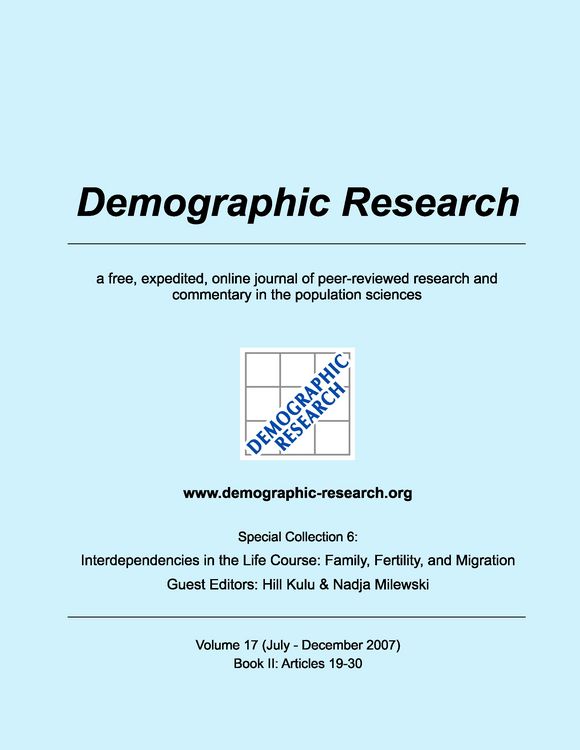 Produktbild: Demographic Research, Volume 17: Book II