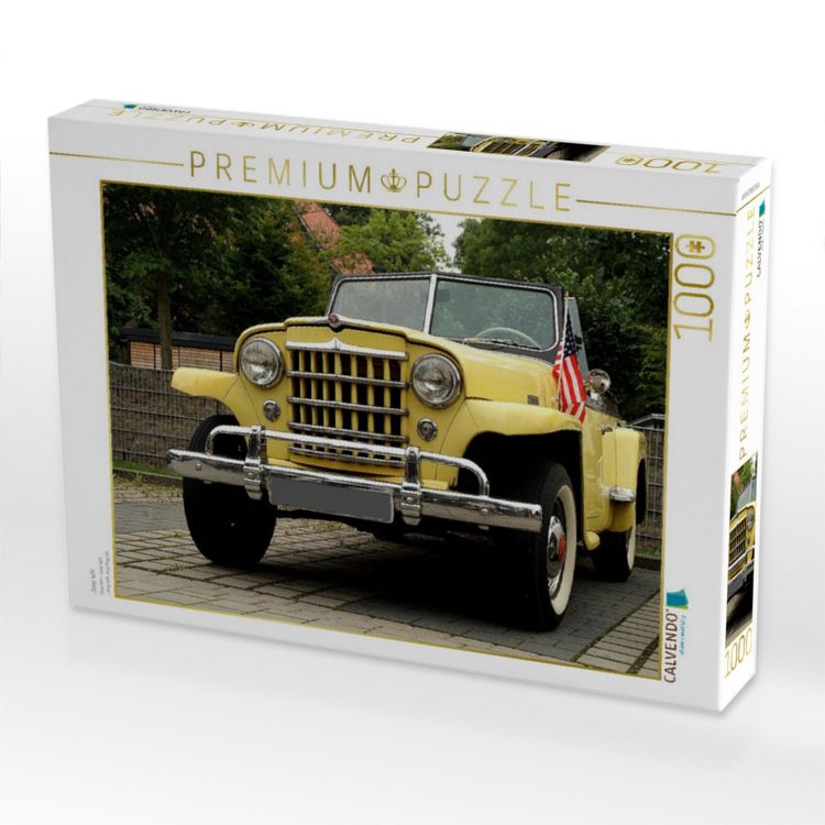 Produktbild: CALVENDO Puzzle Jeep WH | 1000 Teile Lege-Gr&ouml;&szlig;e 64x48cm Foto-Puzzle f&uuml;r gl&uuml;ckliche Stunden