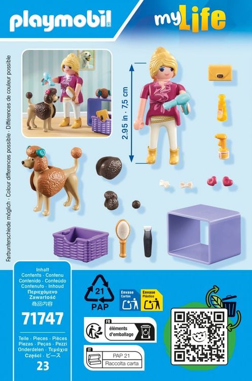 Produktbild: PLAYMOBIL 71747 Hundefriseurin