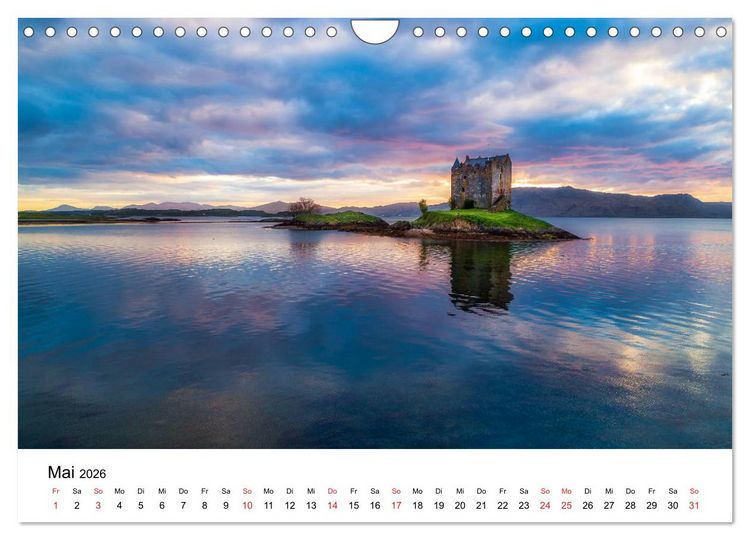 Produktbild: North Coast 500 - Schottlands Traumstra&szlig;e (Wandkalender 2026 DIN A4 quer), CALVENDO Monatskalender