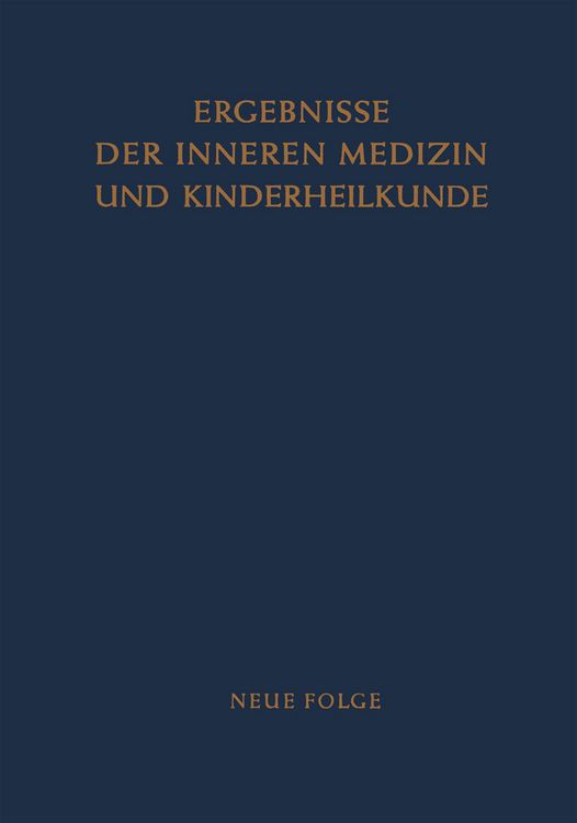 Produktbild: Ergebnisse der Inneren Medizin und Kinderheilkunde