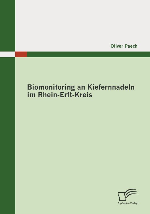 Produktbild: Biomonitoring an Kiefernnadeln im Rhein-Erft-Kreis