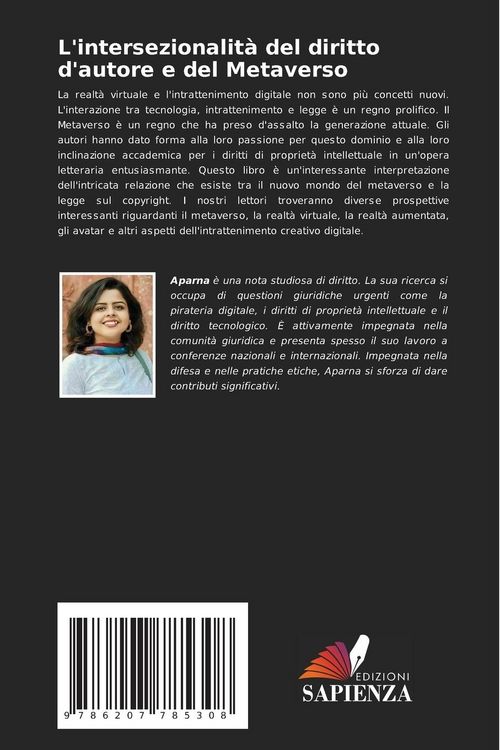 Produktbild: L'intersezionalit&agrave; del diritto d'autore e del Metaverso