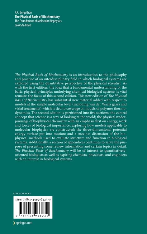 Produktbild: The Physical Basis of Biochemistry