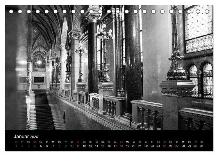 Produktbild: Budapest einfach liebenswert (Tischkalender 2026 DIN A5 quer), CALVENDO Monatskalender