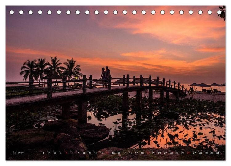 Produktbild: Vietnam und Kambodscha - Magische Momente. (Tischkalender 2026 DIN A5 quer), CALVENDO Monatskalender