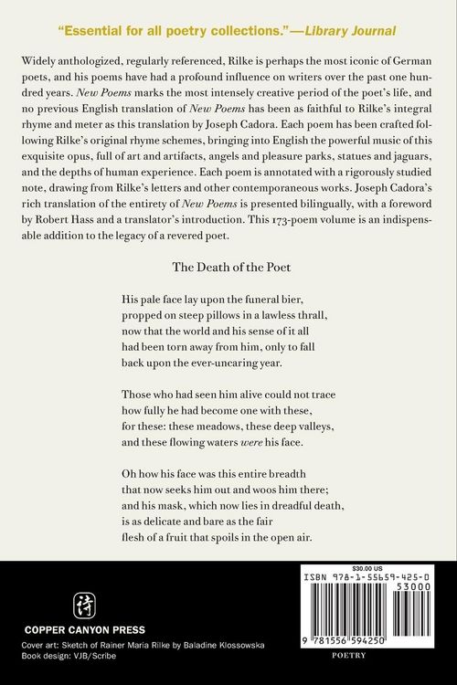 Produktbild: Rilke: New Poems