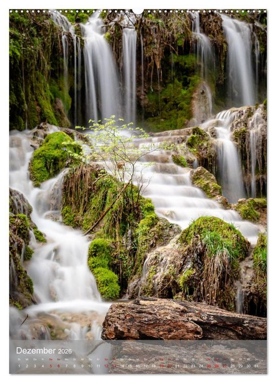 Produktbild: Bad Urach Wasserf&auml;lle (Wandkalender 2026 DIN A2 hoch), CALVENDO Monatskalender