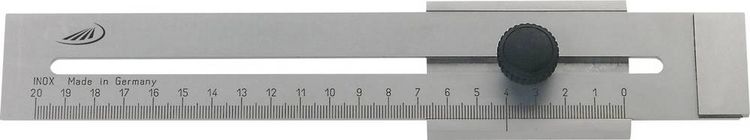 Produktbild: HELIOS PREISSER 0321302 Streichma&szlig; Stahl rostfrei