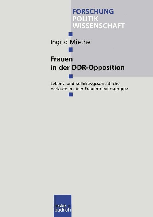 Produktbild: Frauen in der DDR-Opposition