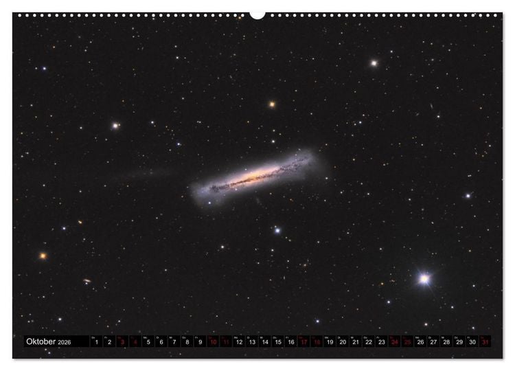 Produktbild: Galaxien im Universum (Wandkalender 2026 DIN A2 quer), CALVENDO Monatskalender
